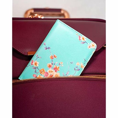 Passport Holder Covers Cover For Women Leather With RFID Blocking - Travel Case