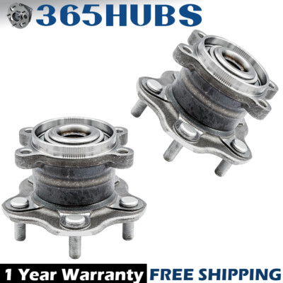 2 AWD Rear Wheel Bearing Hub Assembly for Nissan 2011-2014 Juke 2008-2013 Rogue