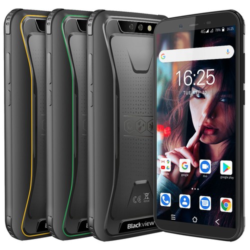 Blackview BV5500 Plus 4G Outdoor Handy Ohne Vertrag Android 10.0 IP68 Smartphone