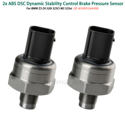 2PCS ABS DSC Dynamic Stability Control Switch Pressure Sensor For BMW 3452116445