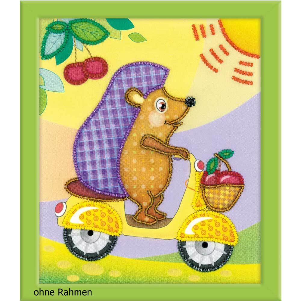 Riolis counted cross stitch Kit Hedgehog, DIY