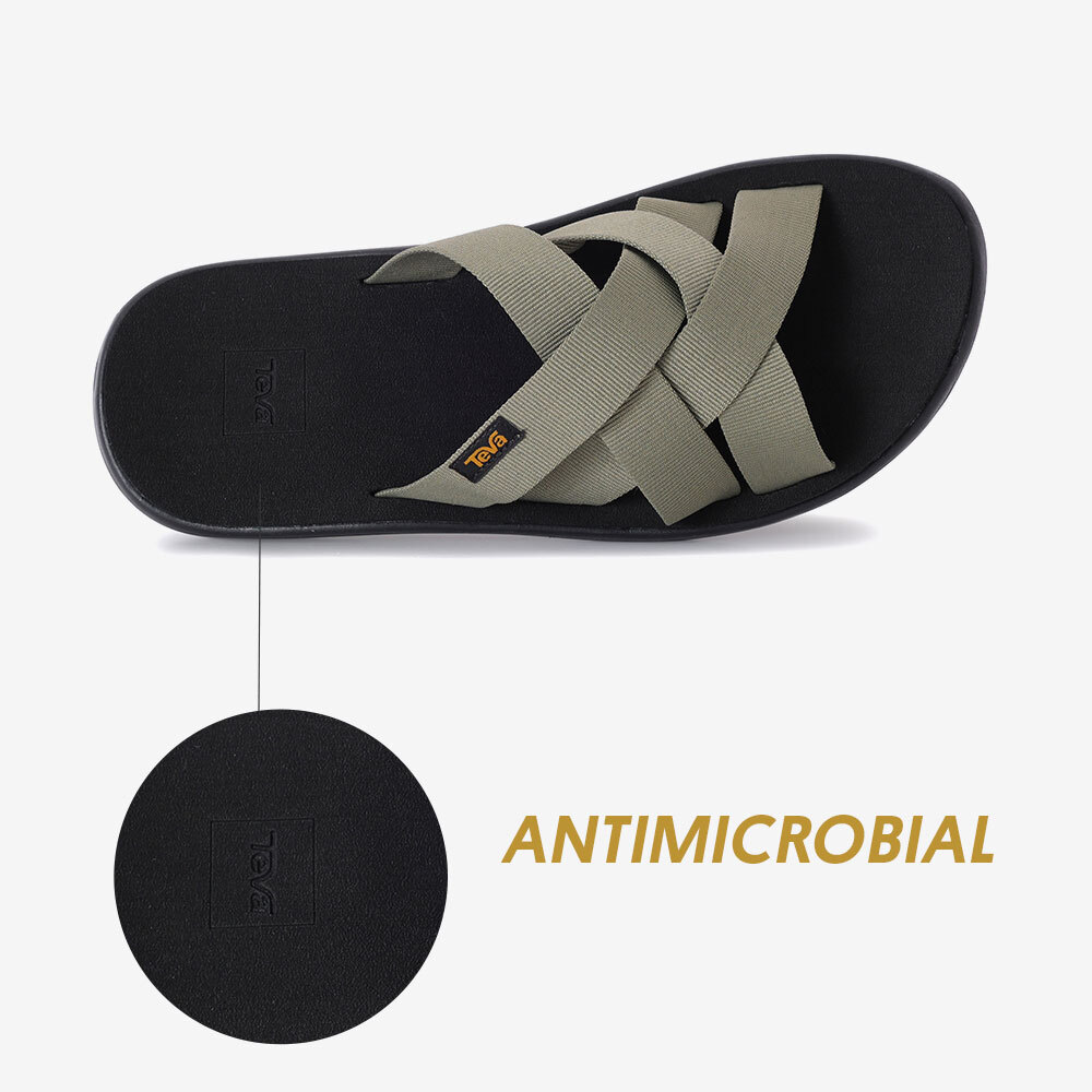 New TEVA Mens VOYA SLIDE 1099272-BTO BURNT OLIVE M 7-10