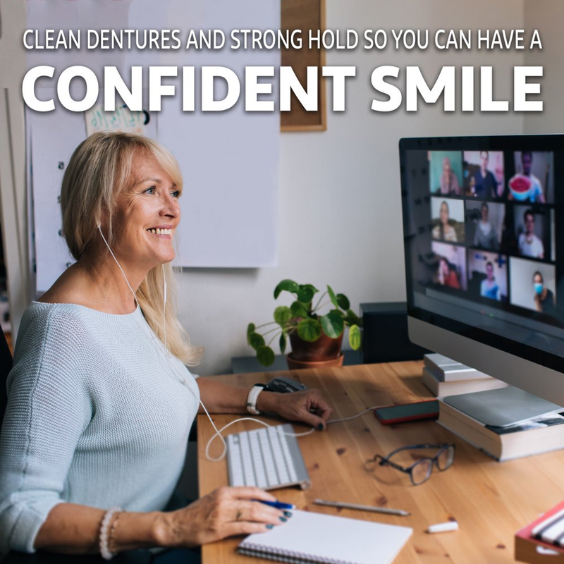 Super Poligrip Comfort Seal Denture and Partials Adhesive Strips, 40 Ct