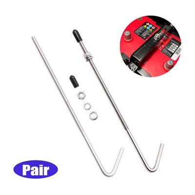 US Car Battery Retaining Clamp Holding Clamp Bracket Bolt Tie Down Van Boat ×2