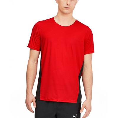 

Puma Train Fav Session Футболка с круглым вырезом и короткими рукавами Мужские красные повседневные топы 52080, Красный, Puma Train Fav Session Crew Neck Short Sleeve T-Shirt