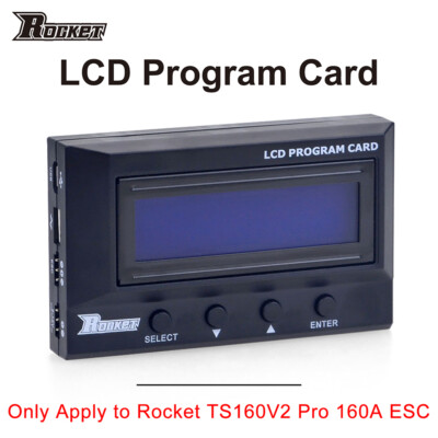LCD Programming Card for Rocket TS160 V2 160A ESC XeRun V10 V4S V5R V4R Motor