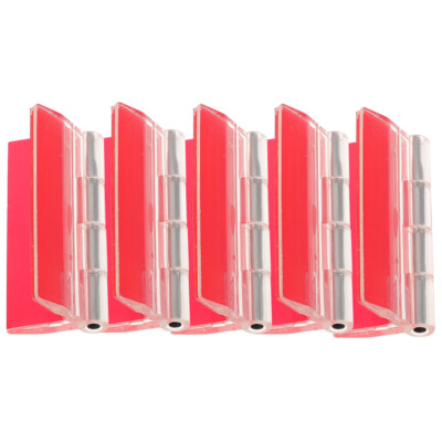  5 Pcs Self-adhesive Hinge Folding Hinges Cabinet Door Double Sided Tape
