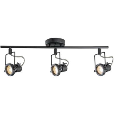 Hampton Bay 1.975 ft. 3-Light Black LED Track Lighting Kit