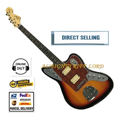 Traditional 60s Jazzmaster 3-Color Sunburst Electric Guitar Free Ship