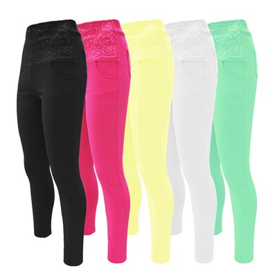 TreggingsLeggings Highwaist Hochbund verschiedene Farben Slmifit Sexy Fein 1613