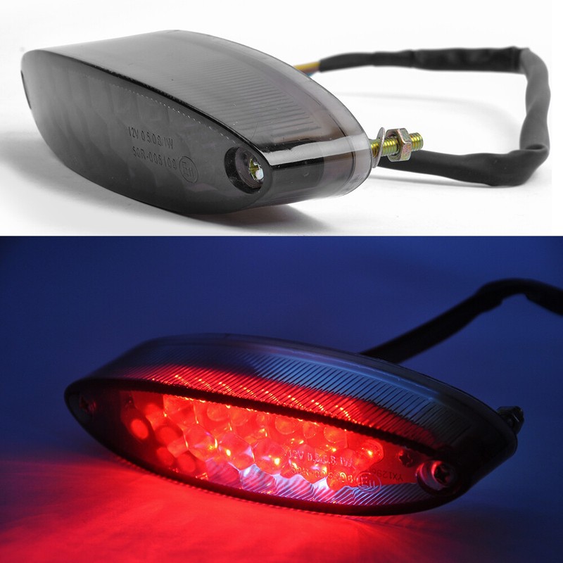 Motorcycle Stop Running Tail Light License Plate Lights For Harley Cruiser Bikes