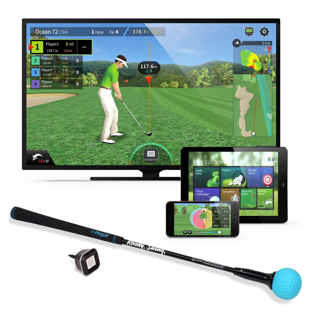 Phigolf Mobile Home Smart Screen Golf Simulator Swing