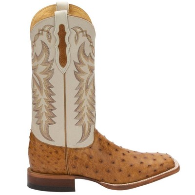 

Justin Boots Pascoe Ostrich Ковбойские мужские бежевые классические ботинки с квадратным носком 8094, Бежевый, Justin Boots Pascoe Ostrich Square Toe Cowboy