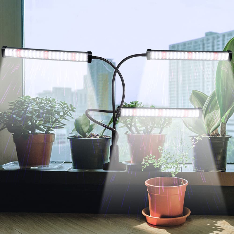 Plant Growing Light for Indoor 150W 6000K Full Spectrum LED Light with Gooseneck