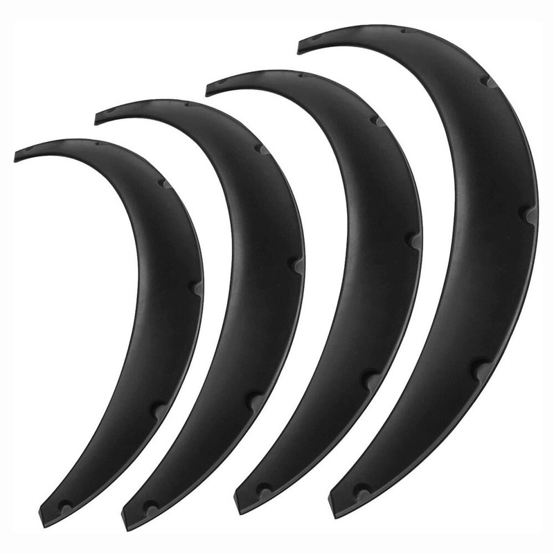 4x  Wheel Arch Fender Flares Flexible Body Kit For VW Golf Jetta Beetle MK6 MK5