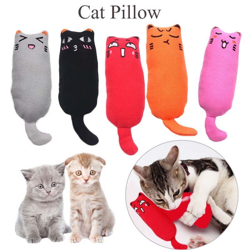 Interactive Teasing Kitten Teeth Grinding Training Cat Pillows Pet