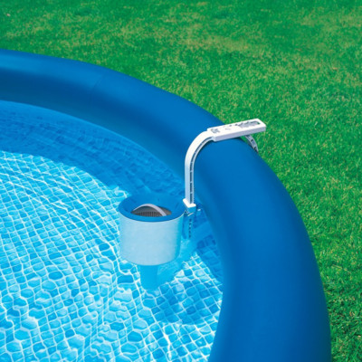 Intex Deluxe Wall Mount Surface Skimmer Basket Pool Cleaner 28000E 