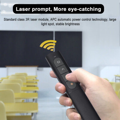Presentation Clicker Wireless Presenter Pointer 2.4GHz PPT Slide Advancer Pens