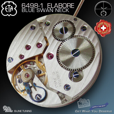 Nestlé 時計 MOVEMENT ETA UNITAS 6498-1, BLUE SWAN NECK PVD, ELABORE, 18