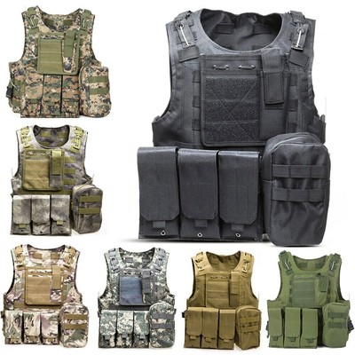 Condor Crossdraw Army Tactical Vest MOLLE Webbing Airsoft Operator Police Black