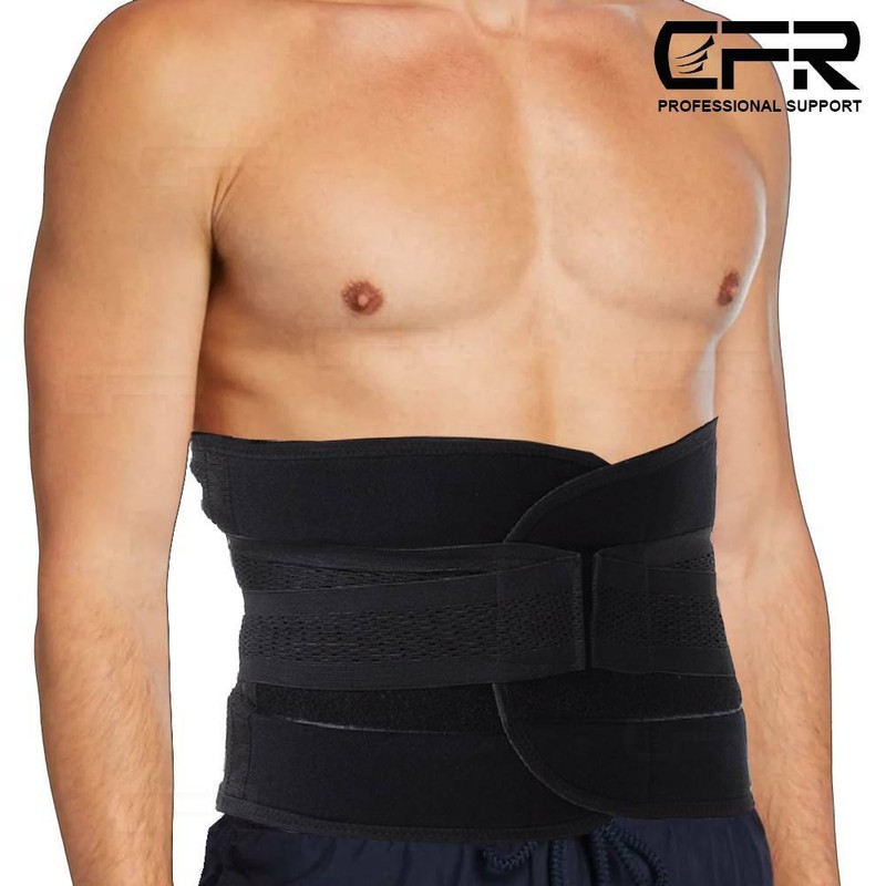 Lower Back Support Brace Lumbar Waist Belt Double Pull Breathable Belt Men Women