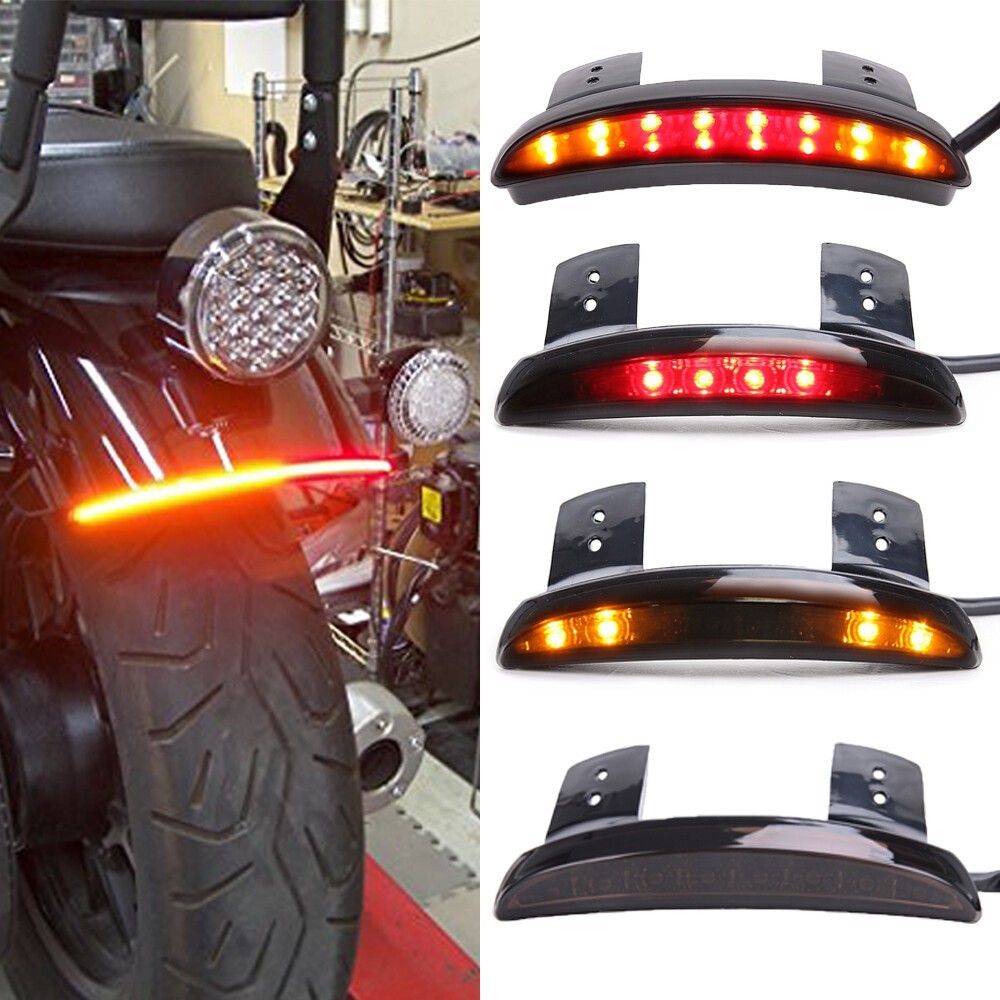 LED Motorcycle Turn Signals Brake Tail Light For Honda Shadow Spirit VT 1100 750