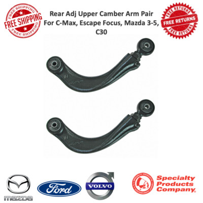 SPC Rear Adjustable Upper Camber Arm Pair For CMax, Escape Focus, Mazda 3-5, C30