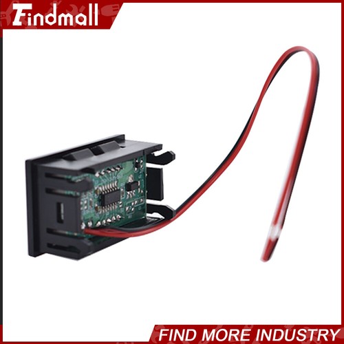 3× DC 4.5-30V Blue LED 3Digital Display Voltage Meter Voltmeter Panel Motorcycle