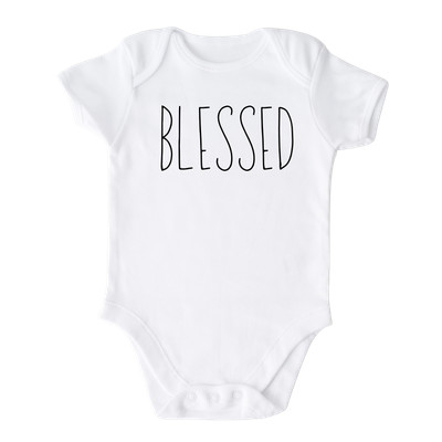 Baby Onesie  Blessed Religious Infant Clothing for Baby Shower Gift for Newborn