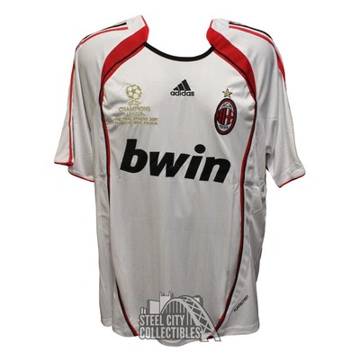 Ricardo Kaka Autographed AC Milan White Soccer Jersey - BAS