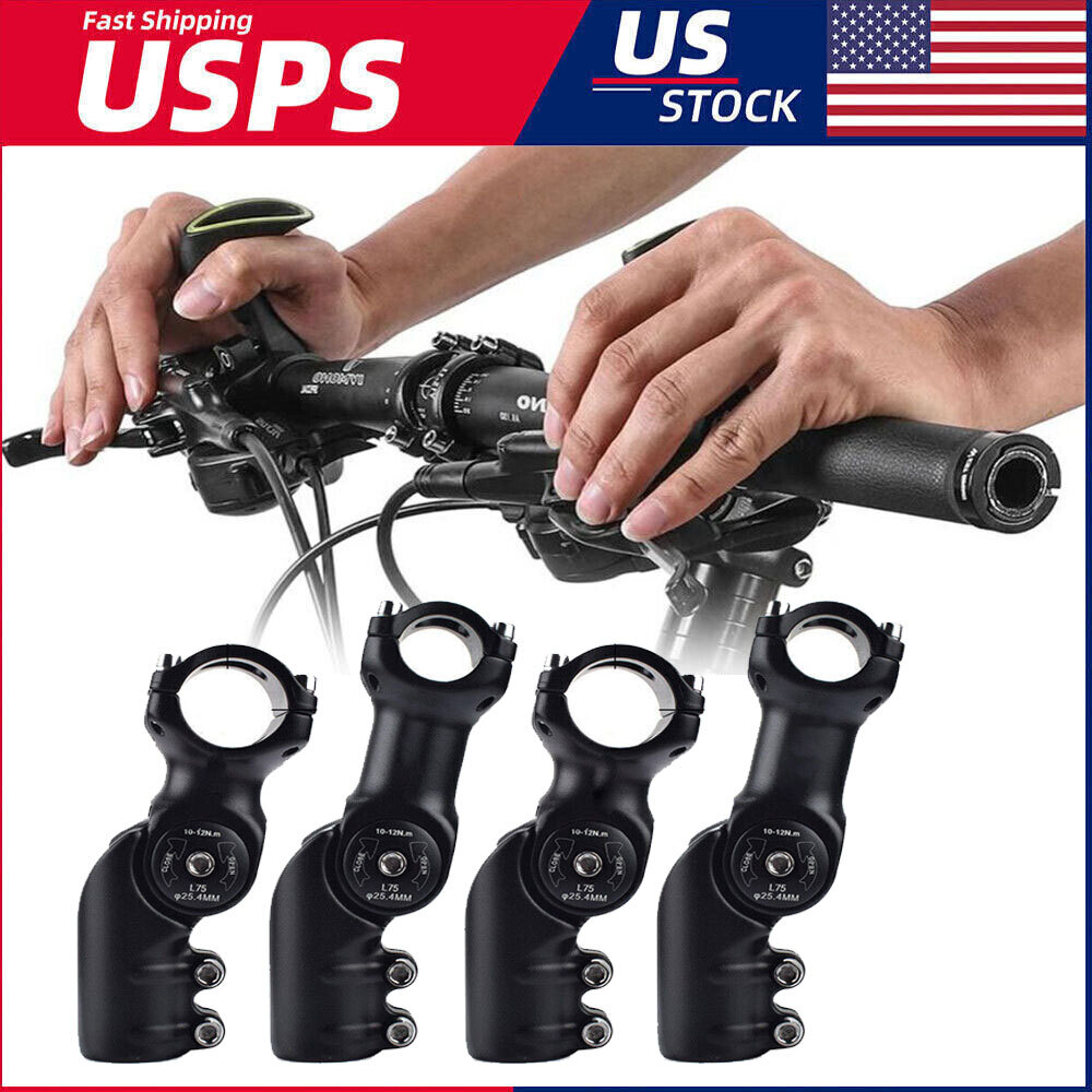 Aluminum Bicycle stem 31.8mm MTB Mountain Road Bike Handlebar bar Stems Black