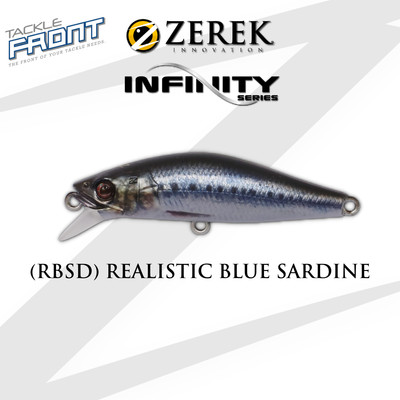 Zerek - Cavalla Slim, 60mm, 11g Heavy Sinking Minnow ~ Infinity Series