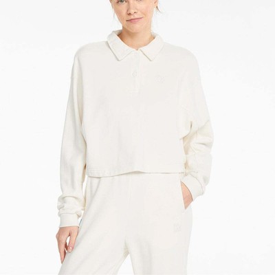 

Puma Infuse Fashion Polo Толстовка Женская Белая 533424-65, Белый