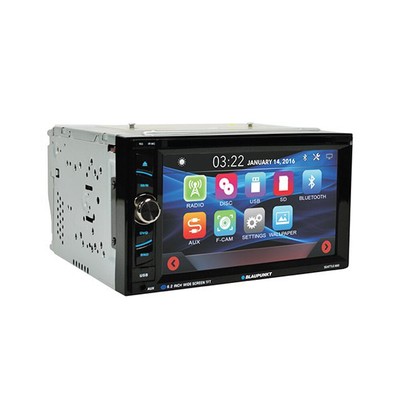 BLAUPUNKT CAR AUDIO DOUBLE DIN 6.2" TOUCHSCREEN LCD DVD CD MP3 BLUETOOTH STEREO