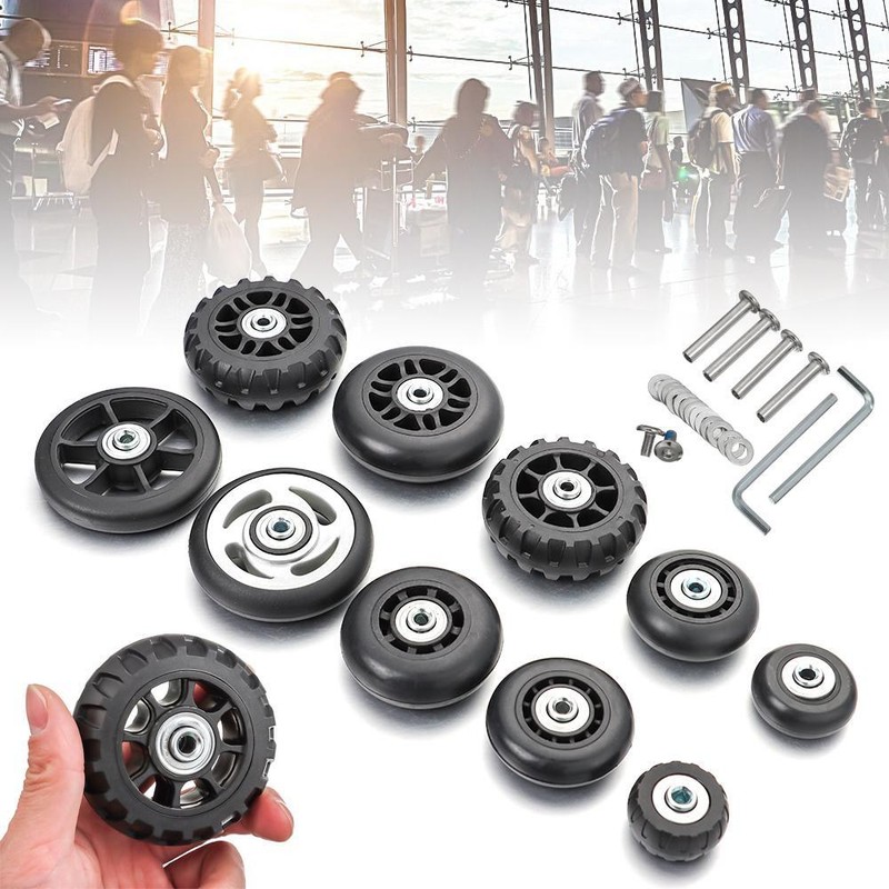 Travel Luggage Wheels Suitcase Parts Axles for Luggage with 
