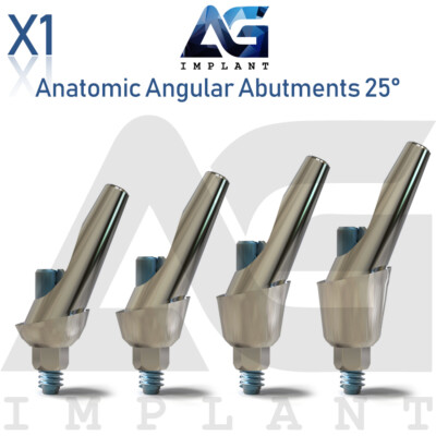 Anatomic Angular Prosthetic System 25° Aesthetic Titanium Hexagon 2.42mm