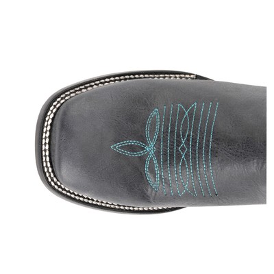 FERRINI FERRINI BLAZE SQUARE TOE COWBOY MENS BLACK, BLUE CASUAL BOOTS 13293-04