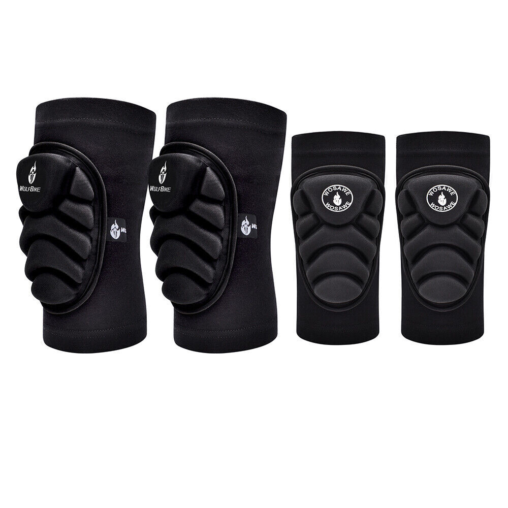 WOSAWE Adult's Cycling Knee Elbow Pads Brace Protective Gear Guards Sports Ski