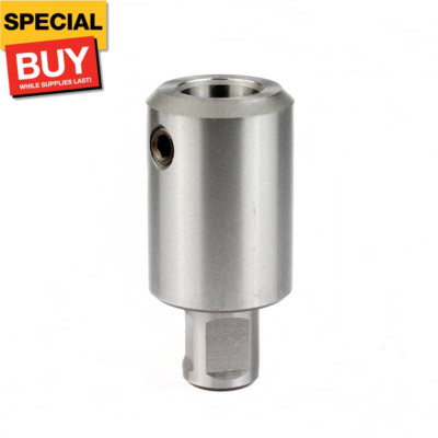 Weldon Shank Adapter  for 3/4 Inch Annular Cutter Extension Alloy Steel Heavy Du