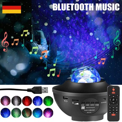 LED Sternenhimmel Projektor Nachtlicht Galaxy Starry Mond Weihnachten Light USB	