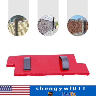 Cement Wall Mold Fit Concrete Cement Plaster Wall Brick Tiles Plastic Molds NEW