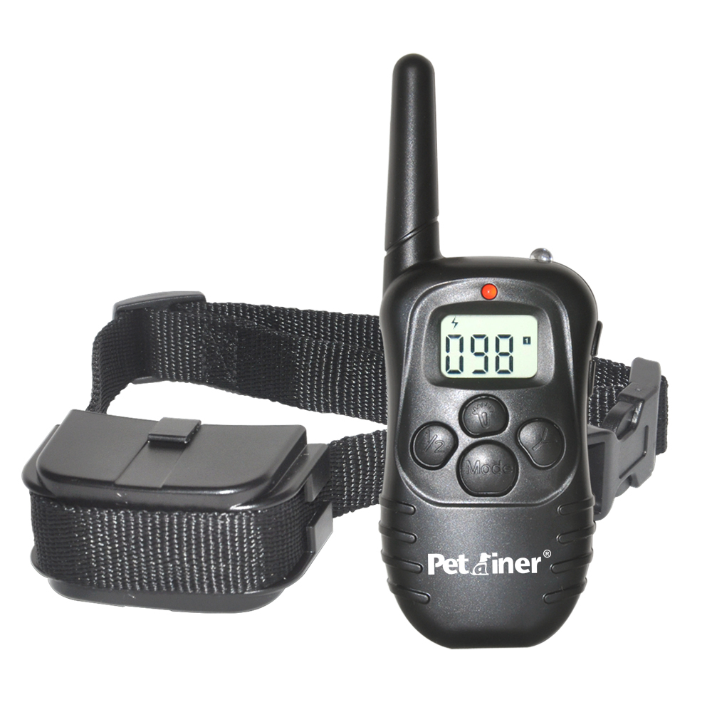 Petrainer 300 Yard Dog Training Collar Electric Shock Collar With Remote Control