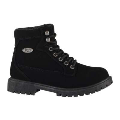 

Женские черные повседневные ботинки Lugz Mantle Hi на шнуровке WMANTLHD-001, Черный, Lugz Mantle Hi Lace Up