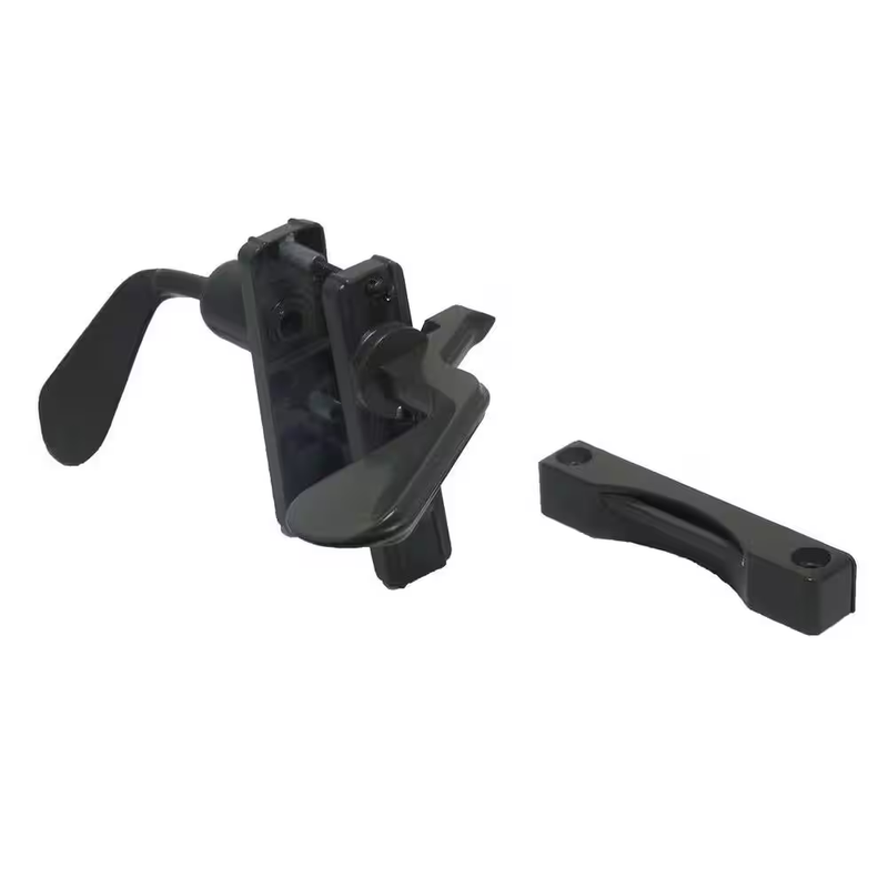 Screen Door Latch Set Inswing Storm Door Lock 1 3/4 in Bronze Aluminum Hardware