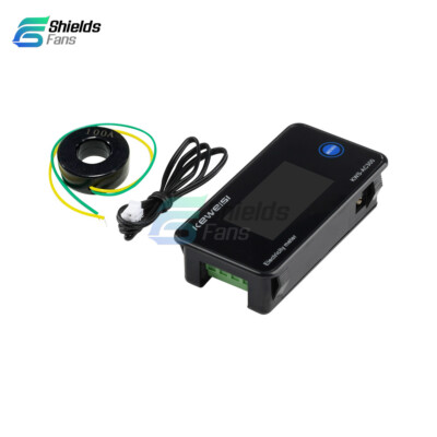 6 in 1 LCD Display AC 50V-300V Digital Power Energy Temp Meter Ammeter Voltmeter