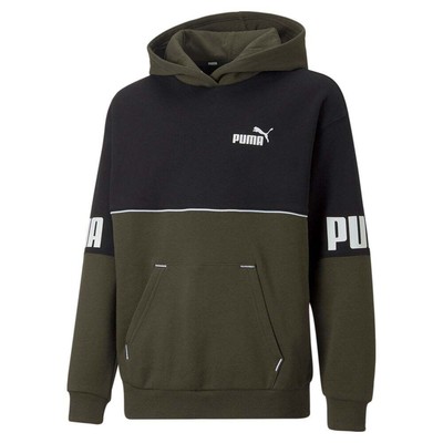 

Толстовка с цветными блоками Puma Power для мальчиков, размер  67009870, Зеленый