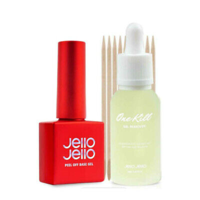 K-Beauty Jello Jello peel-off base gel 10ml + exclusive one kill remover 30ml 