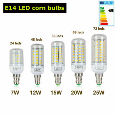 110V 220V E12 E14 E27 G9 B22 7W 12W 15W 20W 25W 5730SMD LED Corn Light Bulb Lamp