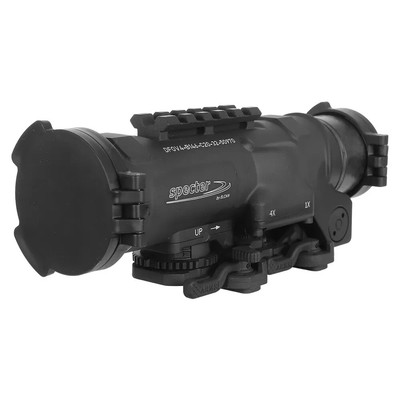 Elcan SpecterDR 1x/4x 7.62 BDC Black Scope w/Flip Covers