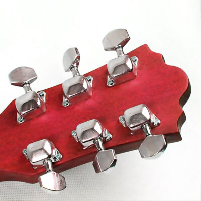 6Pcs/Set Guitar Tuning Pegs(3R&3L) Tuners for Acoustic Folk guitars Semi-close